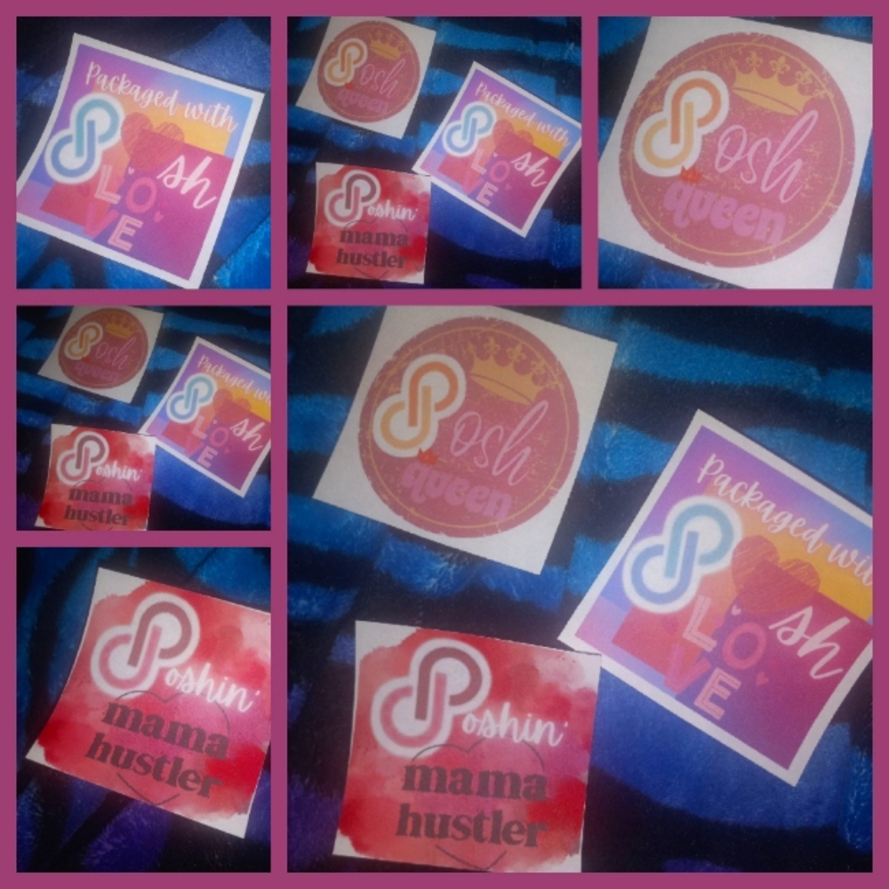Posh Sticker Variety Lot ( 60 pcs) Buy 1 set of 60 get 2nd set for HALF OFF!